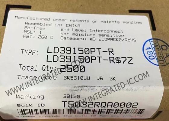 LD39150PT 융합 회로 칩 초하수 BiCMOS 전압 조절기