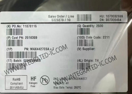 통합 회로 칩 MAX4427ESA 듀얼 하이 스피드 1.5A MOSFET 드라이버 SOIC8