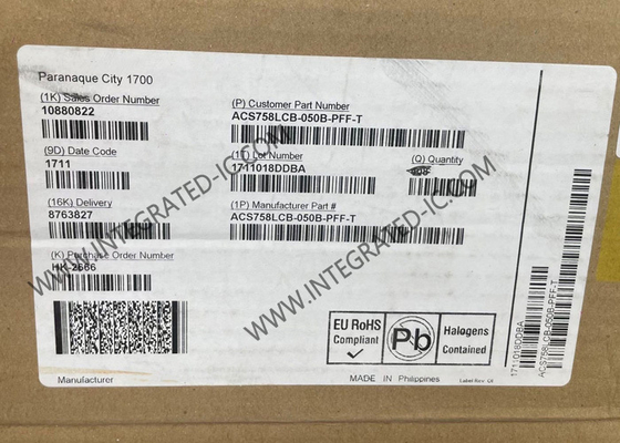 센서 IC ACS758LCB-050B-PFF-T 3V 자동차 홀 효과 전류 센서 IC