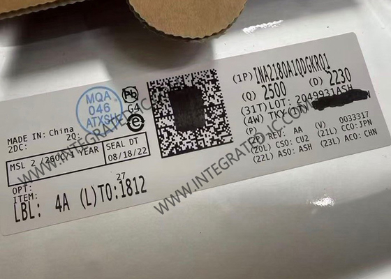 INA2180A1QDGKRQ1 통합 회로 칩 350kHz 전류 감지 증폭기 VSSOP8