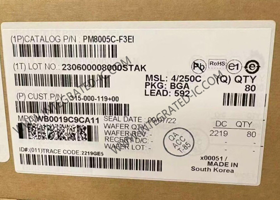 PM8005C-F3EI 집적 회로 칩 36포트 SAS 확장기 6GB I/O 확장기 BGA592