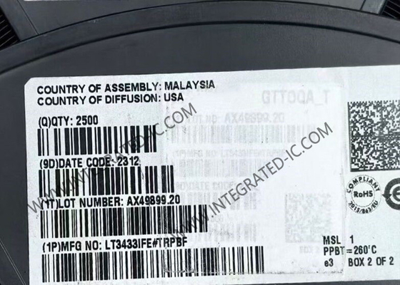 LT3433IFE 융합 회로 칩 고전압 스텝업/스텝다운 DC/DC 변환기