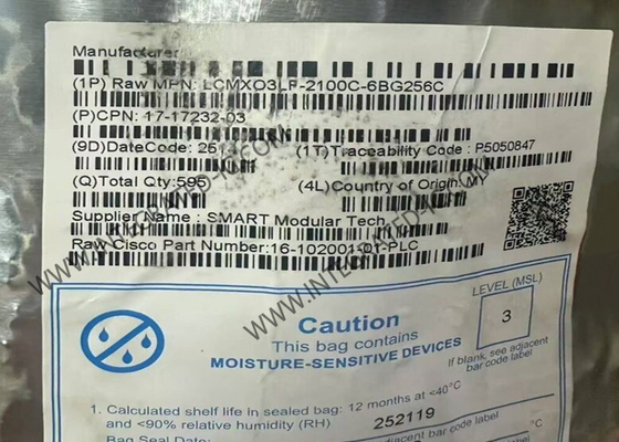 필드 프로그래머블 게이트 어레이 LCMXO3LF-2100C-6BG256C 2112LUTs 필드 프로그래머블 게이트 어레이 400MHz CSFBGA-256