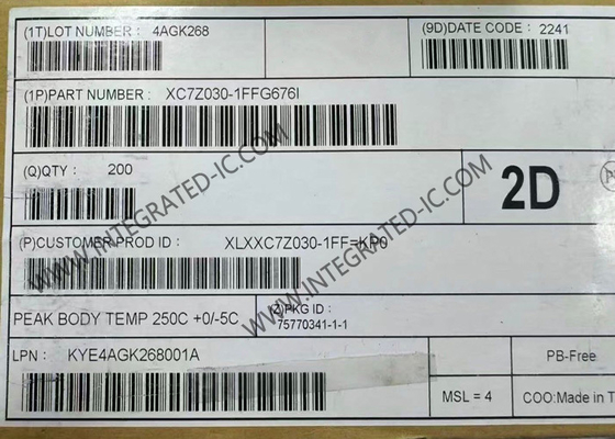 XC7Z030-1FFG676I 필드 프로그래머블 게이트 어레이 Zynq 7000 SoC Z-7030 시리즈 시스템 온 칩