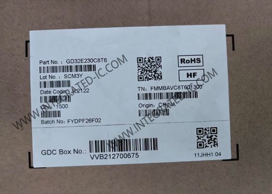 GD32E230C8T6 마이크로 컨트롤러 MCU 32비트 마이크로 컨트롤러 72MHz ARM 코텍스 M23 MCU