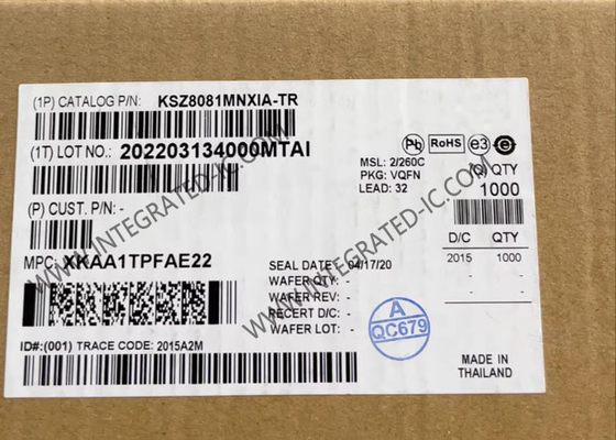 KSZ8081MNXIA 직접 회로 칩 물리층 트랜시버 IC 표면 실장