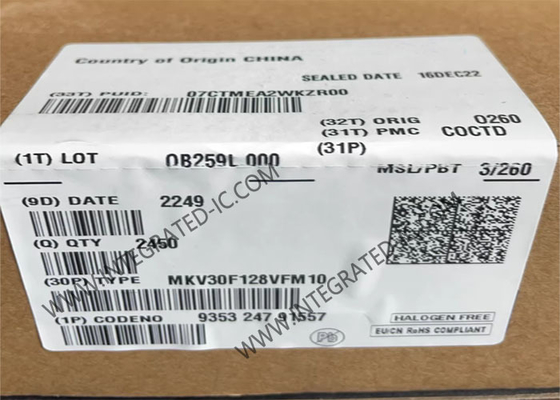 마이크로 컨트롤러 MCU MKV30F128VFM10 100MHz 32비트 마이크로 컨트롤러 IC 32-HVQFN