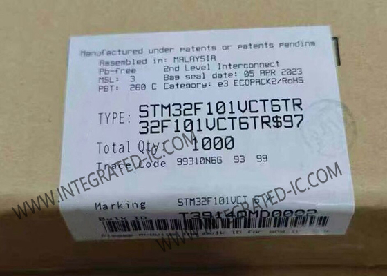 STM32F101VCT6TR 마이크로컨트롤러 MCU 32비트 36MHz ARM Cortex-M3 STM32F1 마이크로컨트롤러 100-LQFP