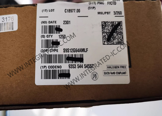 S9S12G64AMLF 마이크로컨트롤러 MCU 16-비트 25MHz 64KB 플래시 마이크로컨트롤러 48-LQFP