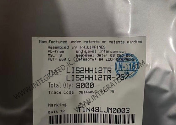 센서 IC LIS2HH12TR 모션 센서 LGA12 3축 선형 가속도계