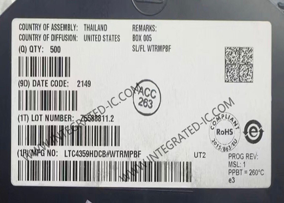 LTC4359HDCB 집적 회로 칩 4V ~ 80V 이상적인 다이오드 컨트롤러 DFN6