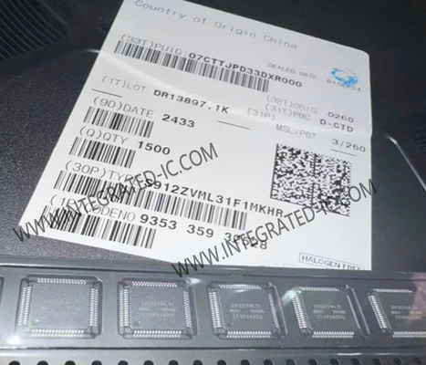 S912ZVML31F1MKHR 마이크로컨트롤러 MCU 50MHz S12Z 코어 MagniV 16비트 자동차 MCU