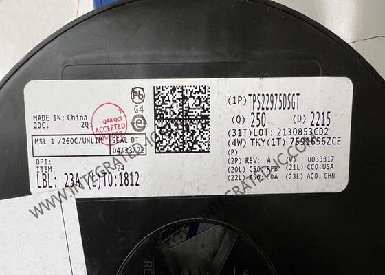 TPS22975DSGT 통합 회로 칩 6A 로드 스위치 16mOhm 전원 스위치 IC WSON8