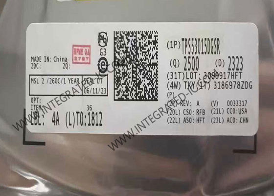 TPS53015DGSR 융합 회로 칩 D-CAP2TM PGOOD과 함께 동기 단계-백 변환기