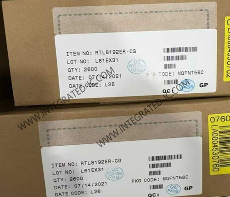 RTL8192ER 이더넷 IC 802.11bgn PCIe 네트워크 인터페이스 컨트롤러 QFN56