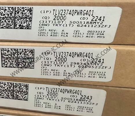 TLV2374QPWRG4Q1 자동차 쿼드 16V 3MHz 4 채널 운영 증폭기 IC 칩