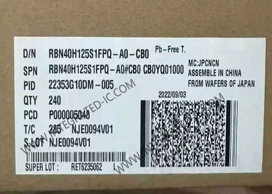 융합 회로 칩 RBN40H125S1FPQ-A0 IGBT 트렌치 트랜지스터 1250V 구멍을 통해
