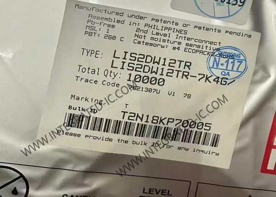 LIS2DW12TR 센서 IC 고성능 초저전력 3축 가속도계 LGA-12