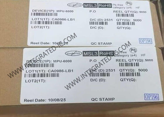 MPU-6000 센서 IC 6축 MEMS 모션 트래킹 장치, QFN24 패키지의 3축 자이로스코프 포함