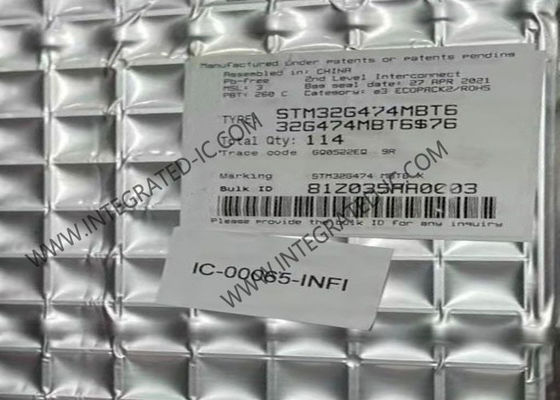 170MHz 마이크로컨트롤러 MCU STM32G474MBT6은 마이크로컨트롤러 LQFP80 IC 칩을 끼워 넣었습니다