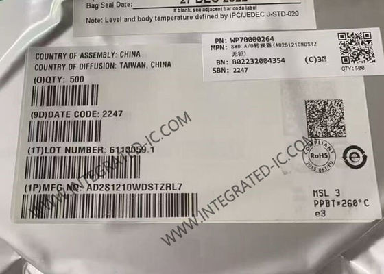 AD2S1210WDSTZ 융합 회로 칩 변광 해상도 R/D 변환기 참조 오시레이터