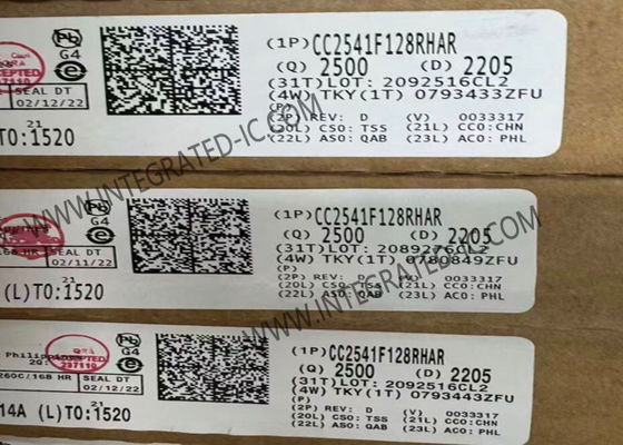 무선 통신 모듈 CC2541F128RHAR 블루투스 저 에너지 무선 MCU