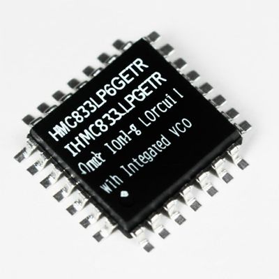 HMC833LP6GETR 집적 회로 칩 PLL, 25 MHz ~ 6 GHz 범위, 100 MHz 위상 검출기 속도, 40핀 6x6 mm SMT 패키지
