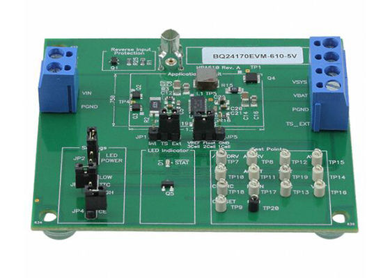 BQ24170EVM-610-5V 임베디드 솔루션 1-3 셀 4A 동기식 벅 배터리 충전기 평가 모듈