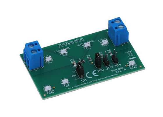 TPS22919EVM 임베디드 솔루션 평가 보드 5.5V 1.5A 로드 스위치 평가 모듈