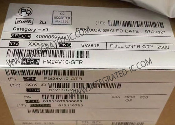 FM24V10-GTR 메모리 IC 칩 3.4MHz 1Mbit 시리즈 I2C F-RAM 메모리 IC 8-SOIC