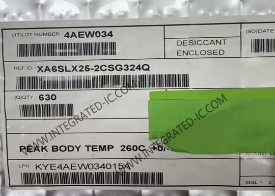 필드프로그래머블 게이트 배열 XA6SLX25-2CSG324Q 1080MHz 프로그래머블 로직 IC