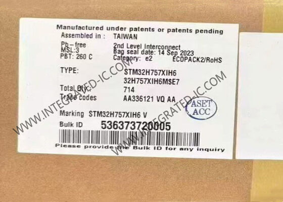 마이크로컨트롤러 MCU STM32H757XIH6 480MHz 2MB 순간 265-TFBGA 마이크로컨트롤러