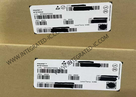 BTS723GW 집적 회로 IC 칩 7V ~ 58V 스마트 하이 사이드 전원 스위치, 2 출력 및 2.9A 전류