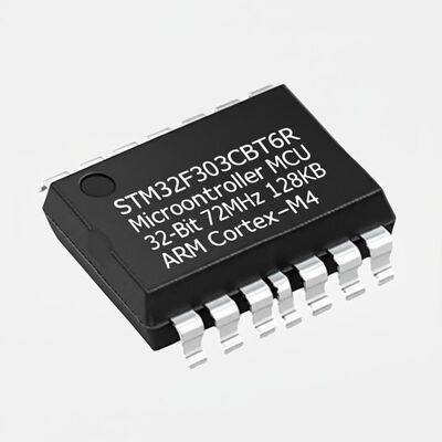 STM32F303CBT6TR 32비트 마이크로컨트롤러, 72MHz ARM 코텍스-M4 코어, 128KB 플래시 메모리