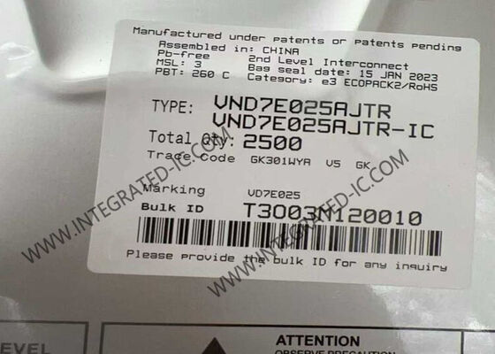 VND7E025AJTR 통합 회로 칩 듀얼 채널 하이 사이드 드라이버 IC PowerSSO16