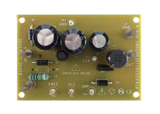 RTKA223011DE0020BU 임베디드 솔루션 RAA223011 700V AC/DC 레귤레이터 평가 보드