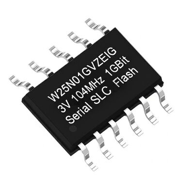 W25N01GVZEIG 메모리 IC 칩 1Gbit 104MHz SPI 인터페이스 SLC NAND 플래시 메모리 IC 칩