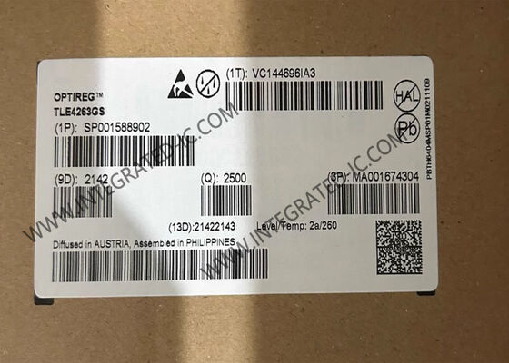 TLE4263GS 집적 회로 칩 5V OPTIREG™ 자동차 전자 장치용 저전압 강하 전압 조정기