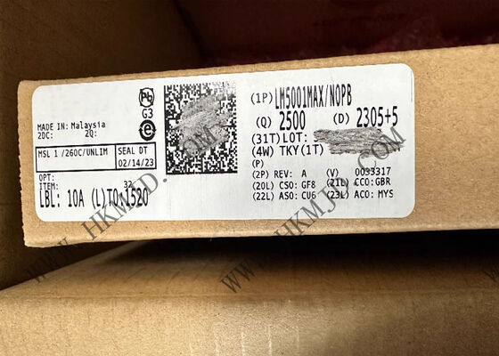 LM5001MAX 집적 회로 칩 1A 고전압 스위치 모드 레귤레이터 IC, 50kHz ~ 1.5MHz 스위칭 주파수