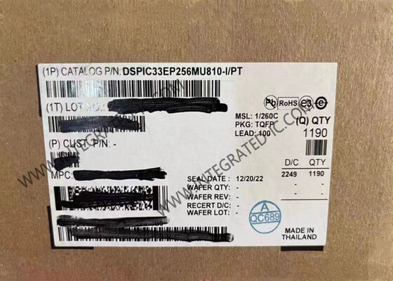 DSPIC33EP256MU810-I/PT 마이크로 컨트롤러 MCU 60MIPS 16비트 DSC 듀얼 모터 제어