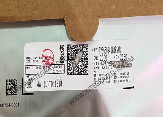 TPS650940A0RSKR 통합 회로 칩 전력 관리 IC 21A 출력 전류와 아폴로 호수 플랫폼 12 출력