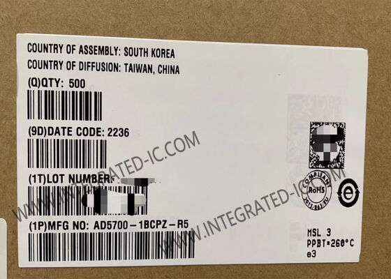 AD5700-1BCPZ 통합 회로 칩 464uA 하위 전력 단일 칩 HART 모덤