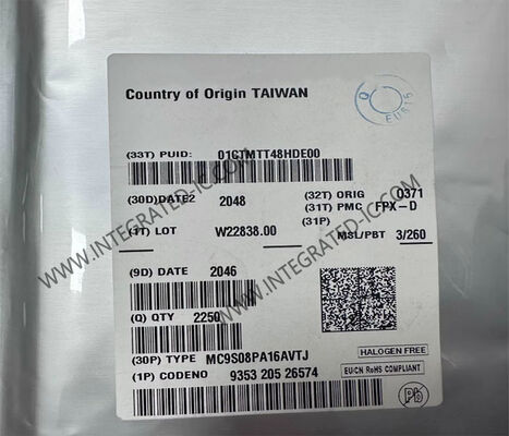 MC9S08PA16AVTJ 20MHz 8비트 S08 마이크로컨트롤러 MCU, 16KB 플래시 및 TSSOP20 패키지의 18 I/O