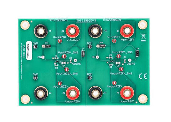TPS22995EVM 내장 솔루션 TPS22995 로드 스위치 평가 모듈