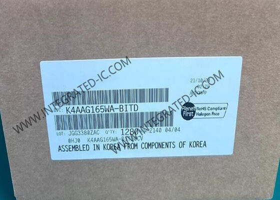 K4AAG165WA-BITD 메모리 IC 칩 DDR4 DRAM 16Gbit 2666Mbps 동적 무작위 액세스 메모리 FBGA96