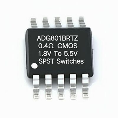 ADG801BRTZ 융합 회로 칩 CMOS SPST 스위치 0.4Ω ON 저항 1.8V ~ 5.5V 공급 및 자동차 온도 범위