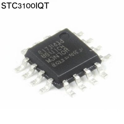STC3100IQT 배터리 모니터 IC, 쿨롱 카운터, 2.5A 출력 전류 및 리튬 이온 배터리용 I2C 인터페이스