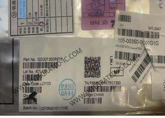 GD32F350R8T6 32비트 마이크로컨트롤러 MCU, Arm Cortex-M4 코어 108MHz, 64K 플래시, 16K SRAM