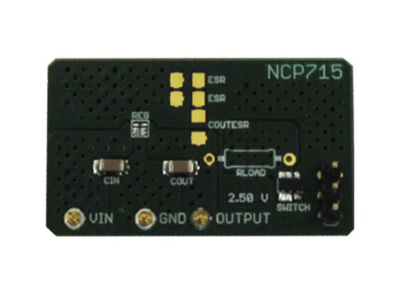 NCP715MXTBGEVB 임베디드 솔루션 50mA 6V ~ 24V 선형 전압 조절기 평가판