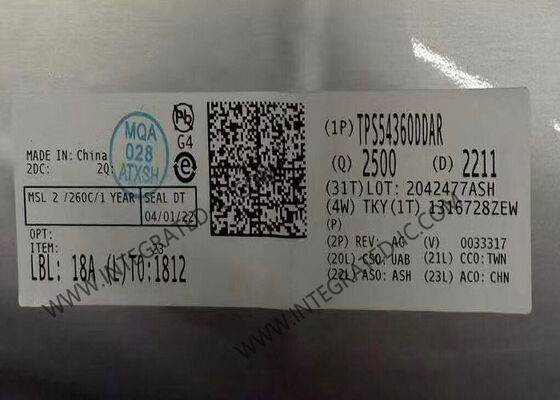 TPS54360DDAR 집적 회로 칩 60V 3.5A 스텝다운 DC/DC 컨버터 (Eco-Mode 포함)